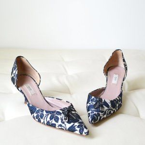 PRADA Silk Kitten heels d'orsay
